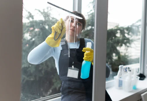 Nettoyage de vitres intérieures et extérieures à Cerbois